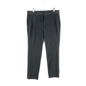 Michael Kors Polyester Viscose Elastane Gray‎ Mid Rise Dress Pants 8 34/30